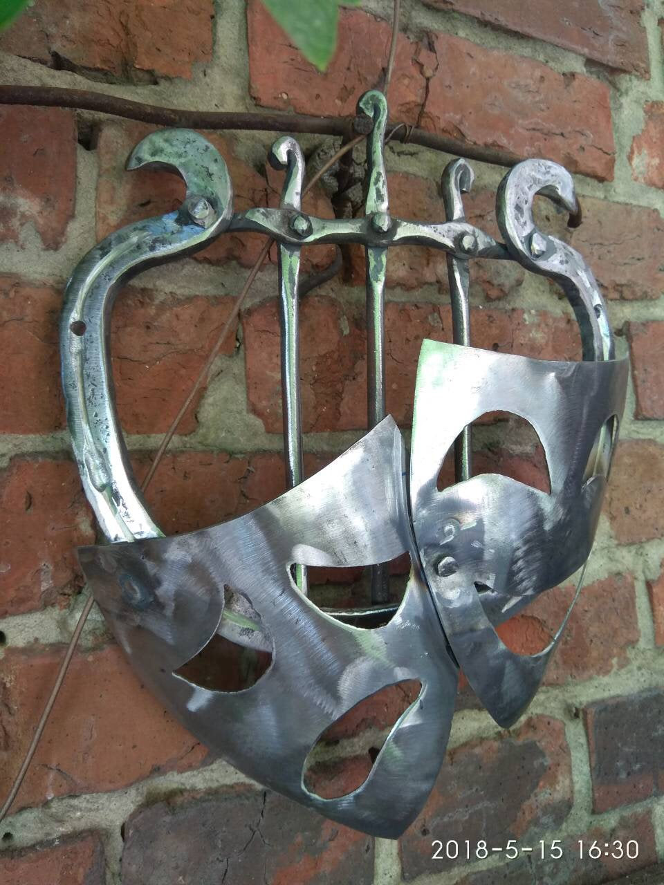 Iron theater mask, theather mask svg, theater mask decor, theater lovers gift,theater art,theater gifts,theatre gifts,theatre,theater lovers