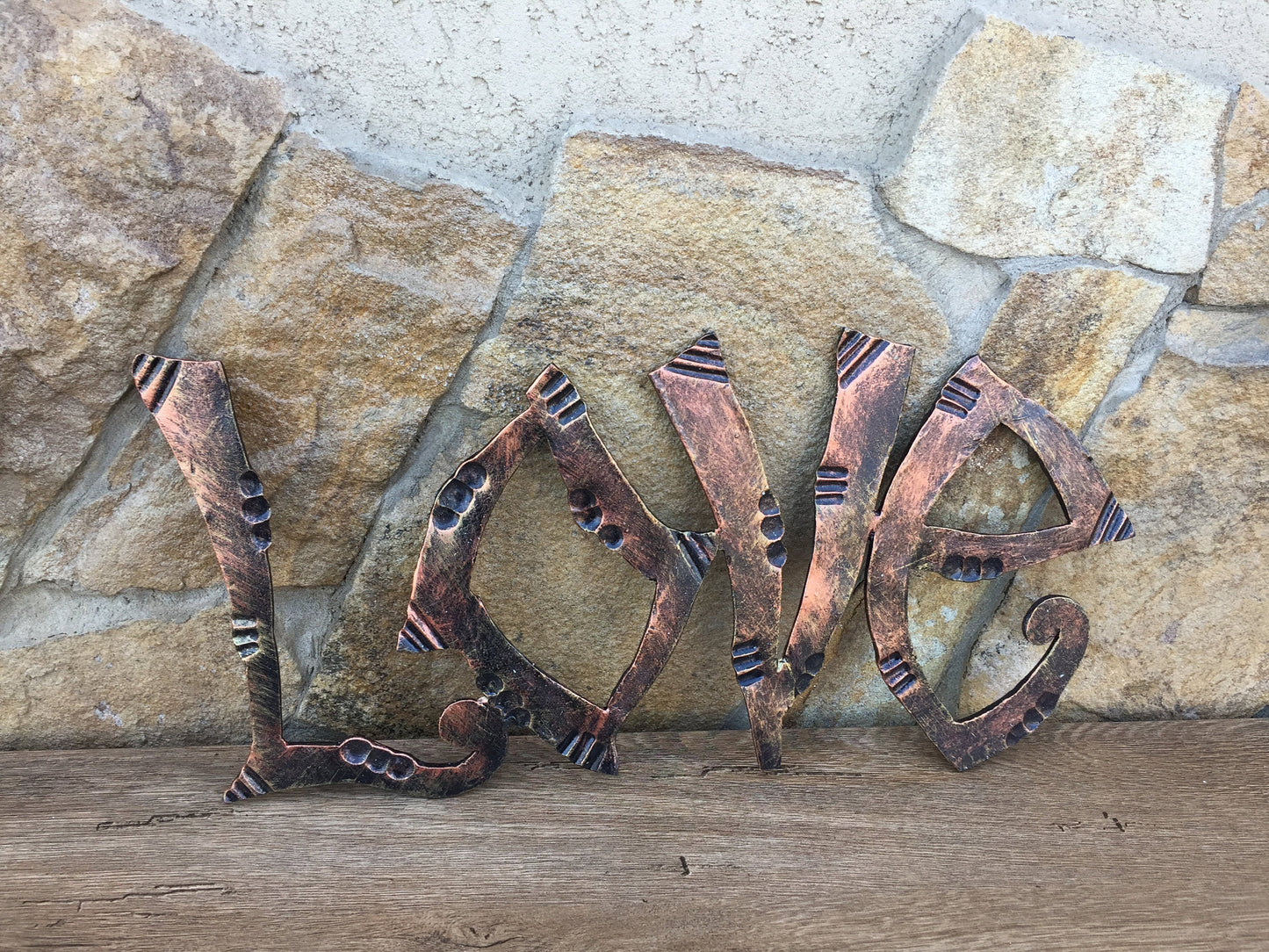 Hand forged letters, iron letters, word cutout, last name sign, wedding sign, custom name sign, custom lettered sign, plaque, laser cut word