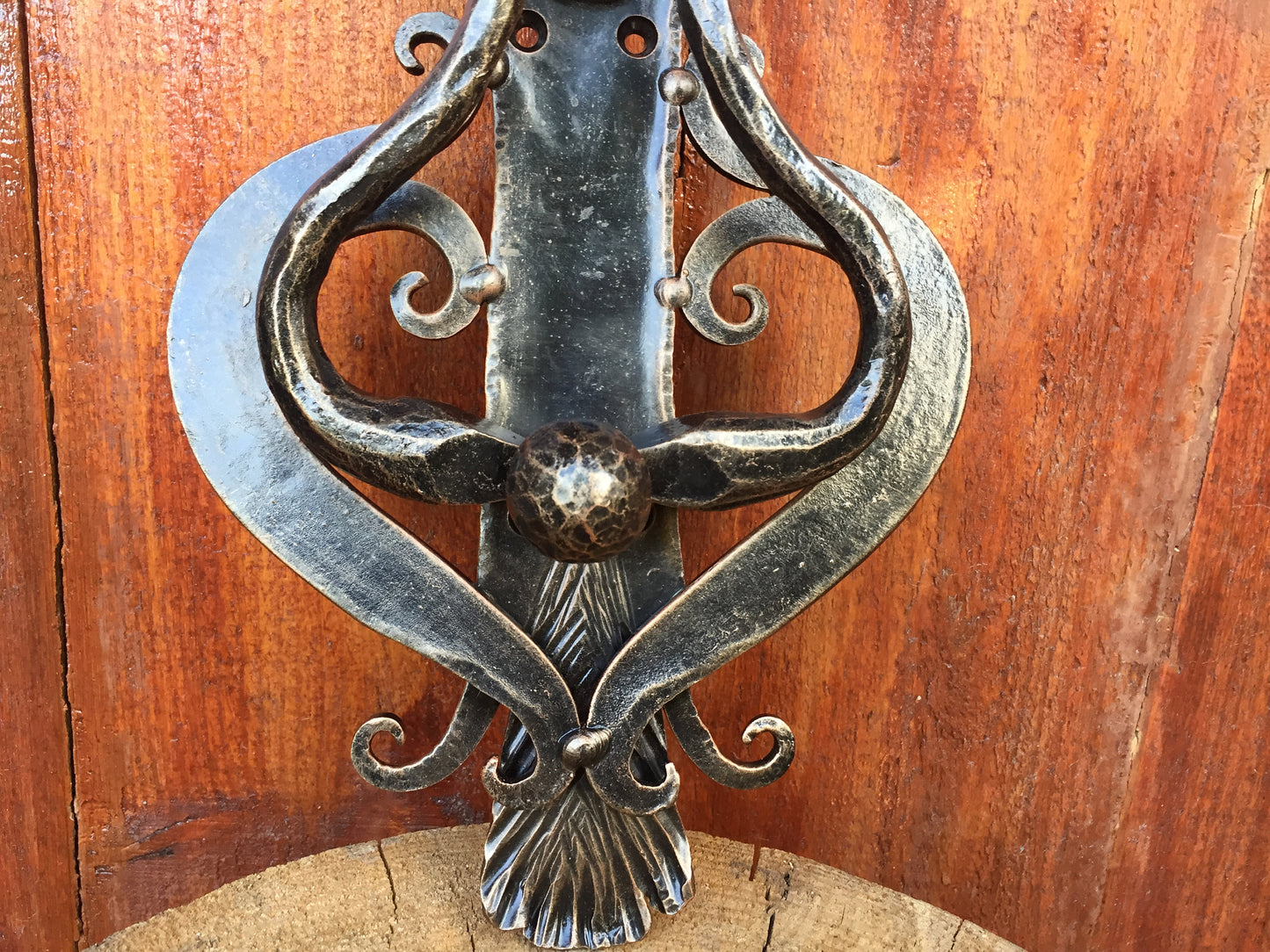 Engraved door knocker, personalized door handle, custom door handle, door puller, pull ring handle, barn door handle, knobs and pulls