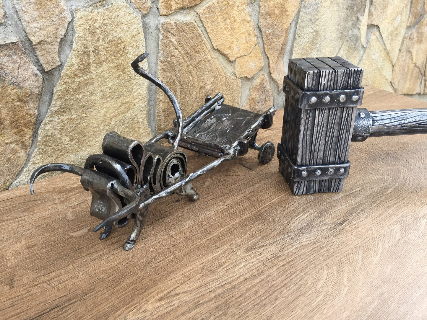 Viking hammer, viking axe, Thors hammer, decorative hammer, medieval hammer,mens gift, iron gift for him,viking gifts, iron gifts,manly gift