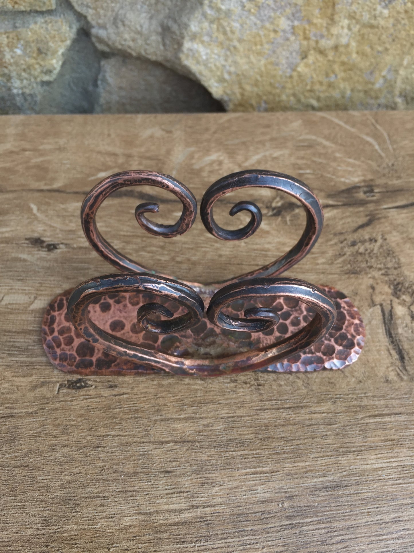 7th anniversary gift, copper gifts, 7 year gifts, copper horseshoe, copper heart, copper anniversary,copper wedding,engagement,love talisman