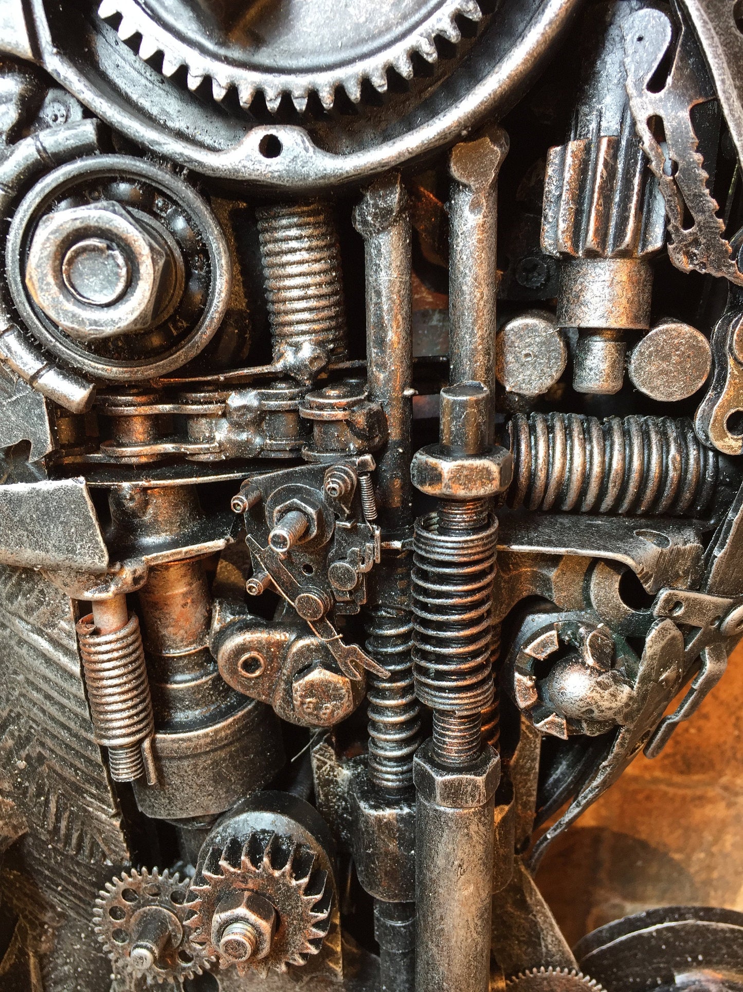 Steampunk owl, steampunk bird, metal sculpture, steampunk figurine,junk art,steampunk art,industrial art,steampunk gift,steam punk,steampunk