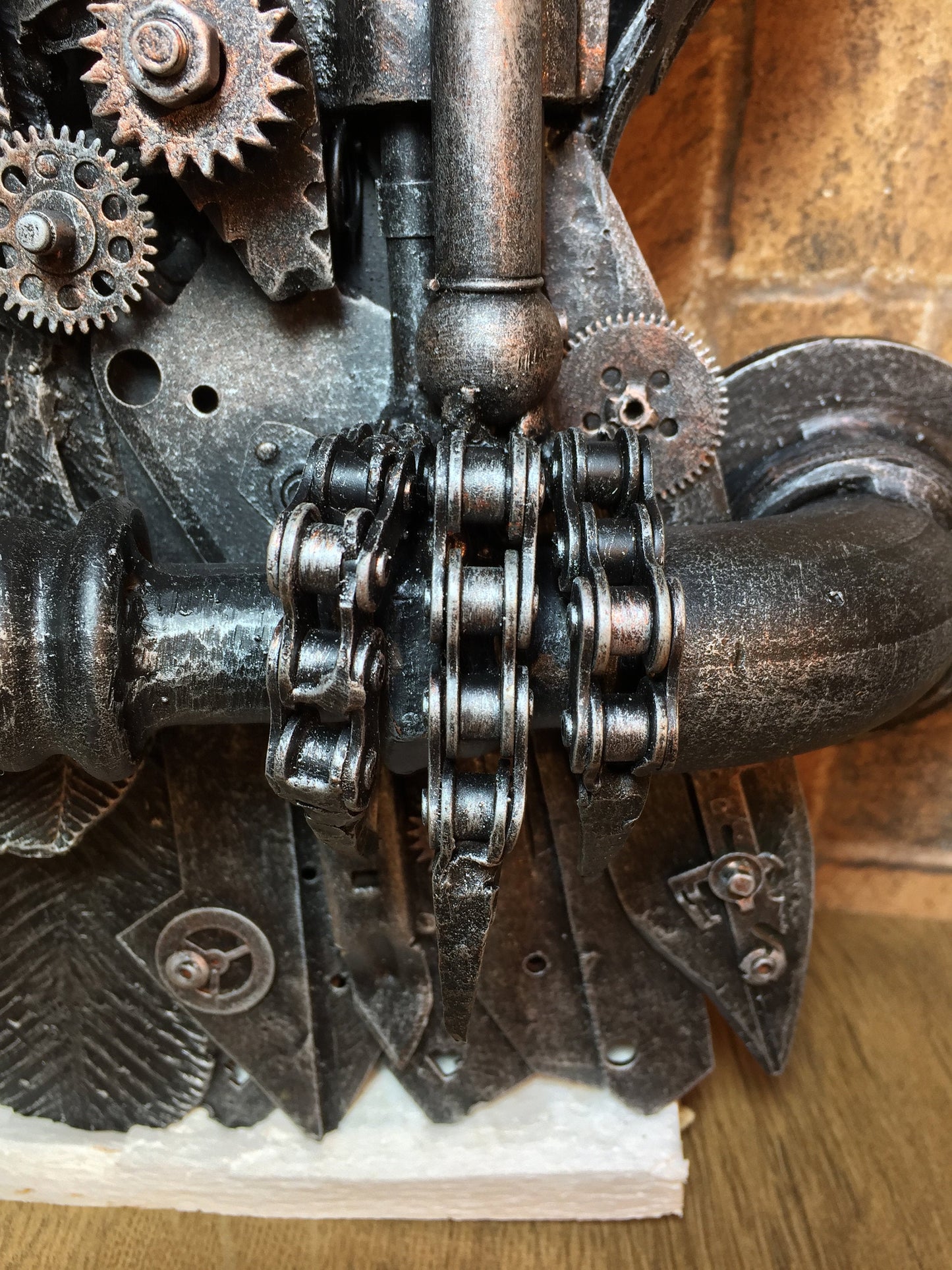 Steampunk owl, steampunk bird, metal sculpture, steampunk figurine,junk art,steampunk art,industrial art,steampunk gift,steam punk,steampunk