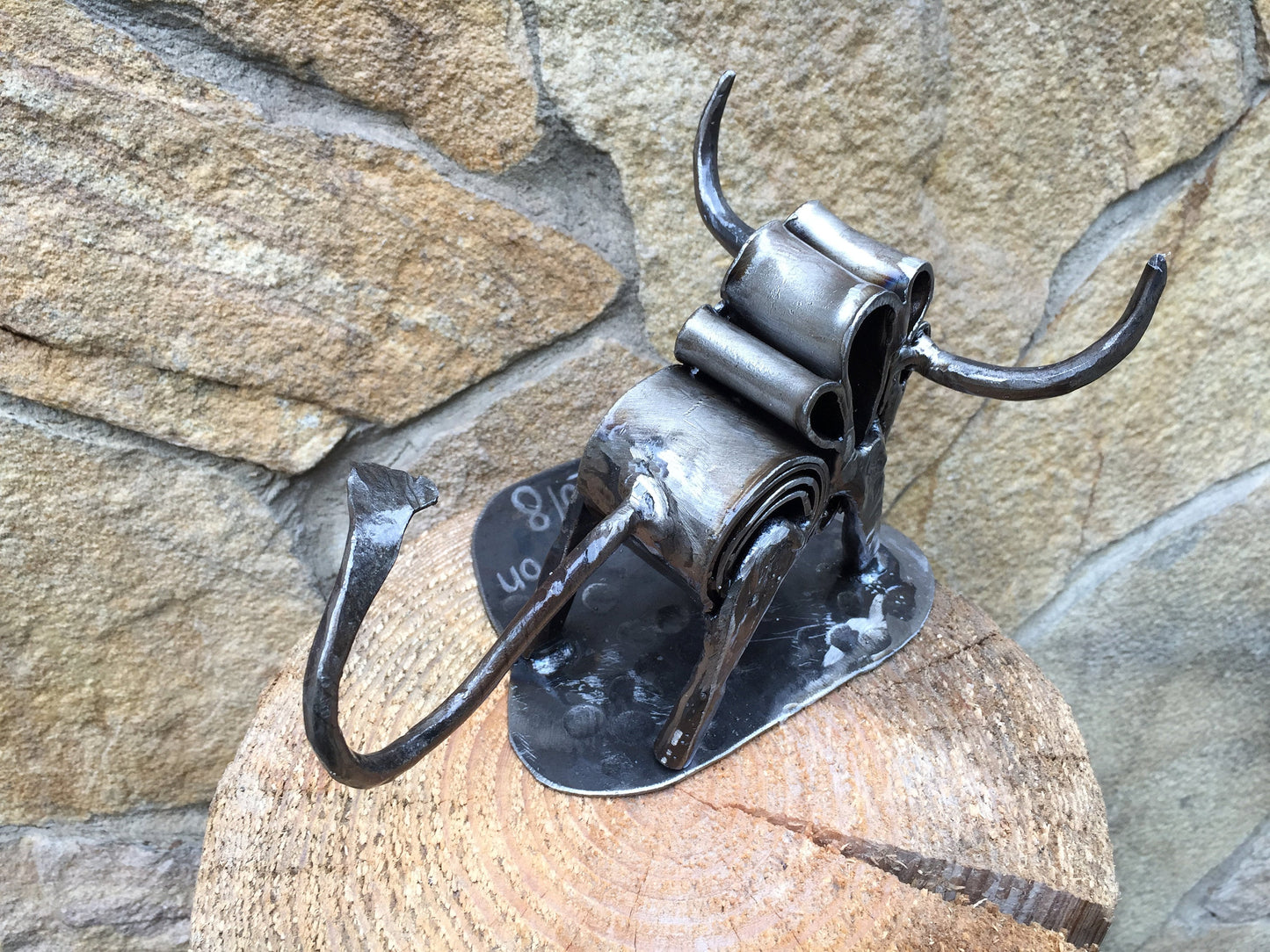 6th anniversary gift, iron anniversary gift for him, 6 year anniversary,iron bull,wedding anniversary gift,personalized iron gift,iron gifts
