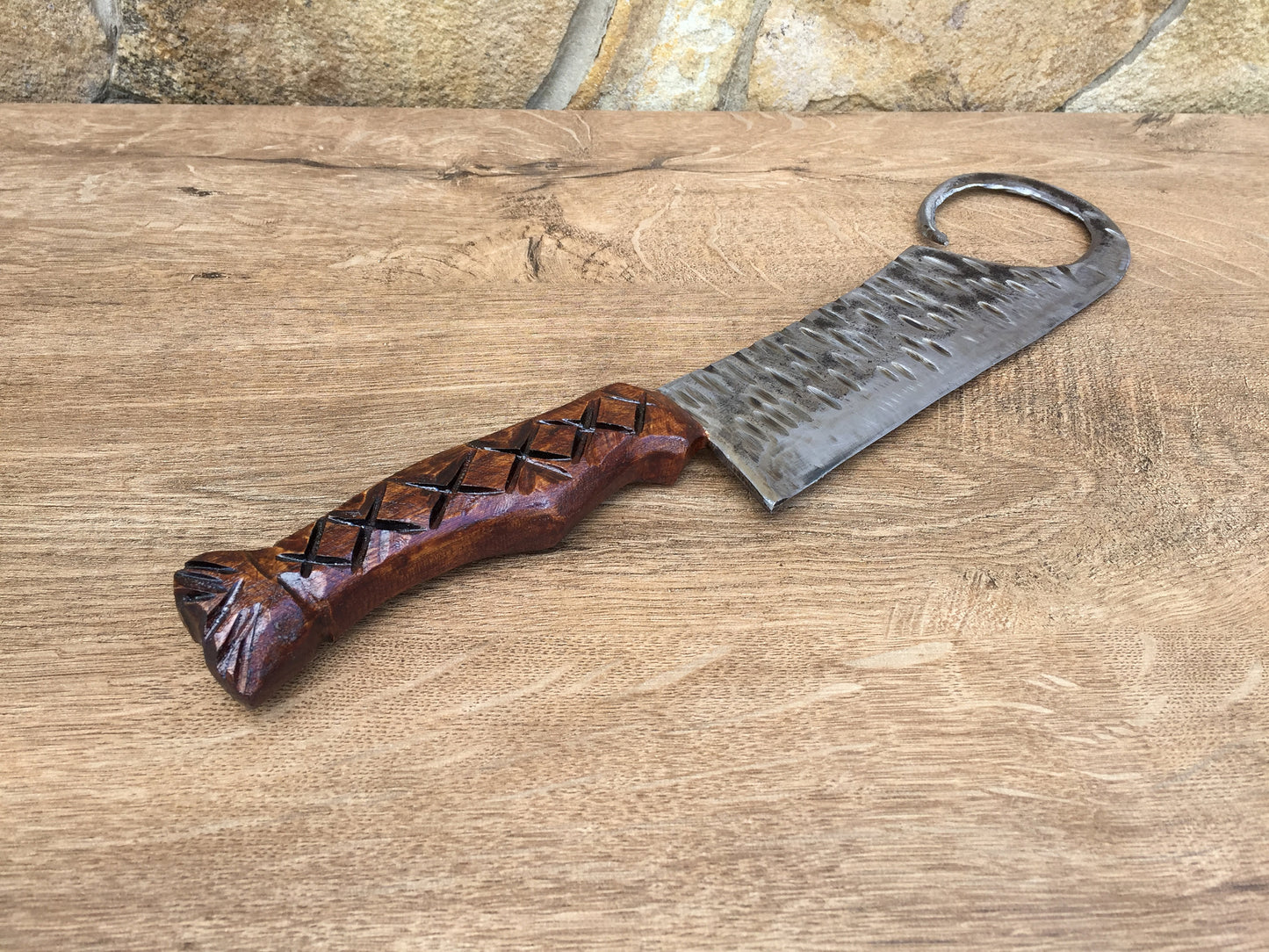 Kitchen axe, kitchen knife, viking axe, culinary gift, kitchen decor, carved knife, butcher, iron gift for him, cookware, chef axe,chef gift