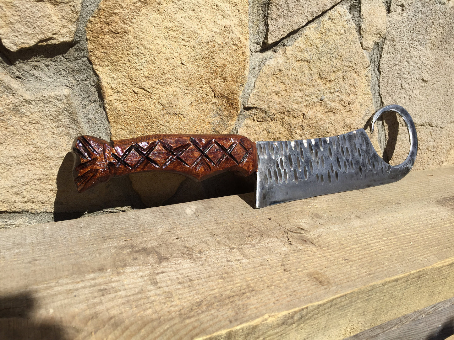 Kitchen axe, kitchen knife, viking axe, culinary gift, kitchen decor, carved knife, butcher, iron gift for him, cookware, chef axe,chef gift