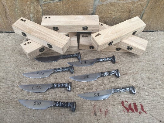 Wedding gift groomsmen, railroad spike knife, groomsman gift, groomsmen gifts, groomsman gifts, groomsmen gift, gifts for groomsman, groom