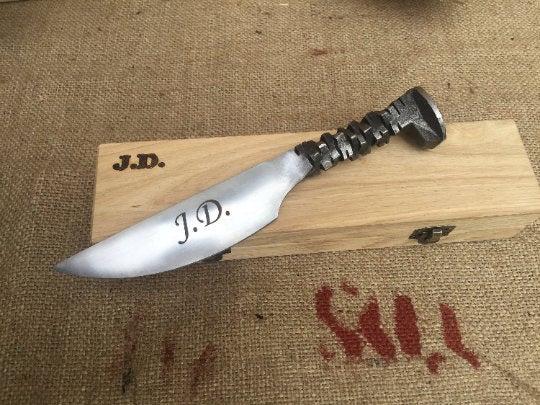 Wedding gift groomsmen, railroad spike knife, groomsman gift, groomsmen gifts, groomsman gifts, groomsmen gift, gifts for groomsman, groom