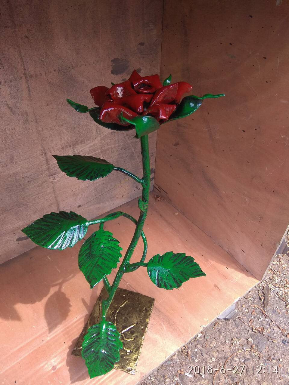 6th anniversary, engraved gift, personalized iron gift, iron rose, steel rose, metal rose, iron gift, anniversary flower,anniversary jewelry