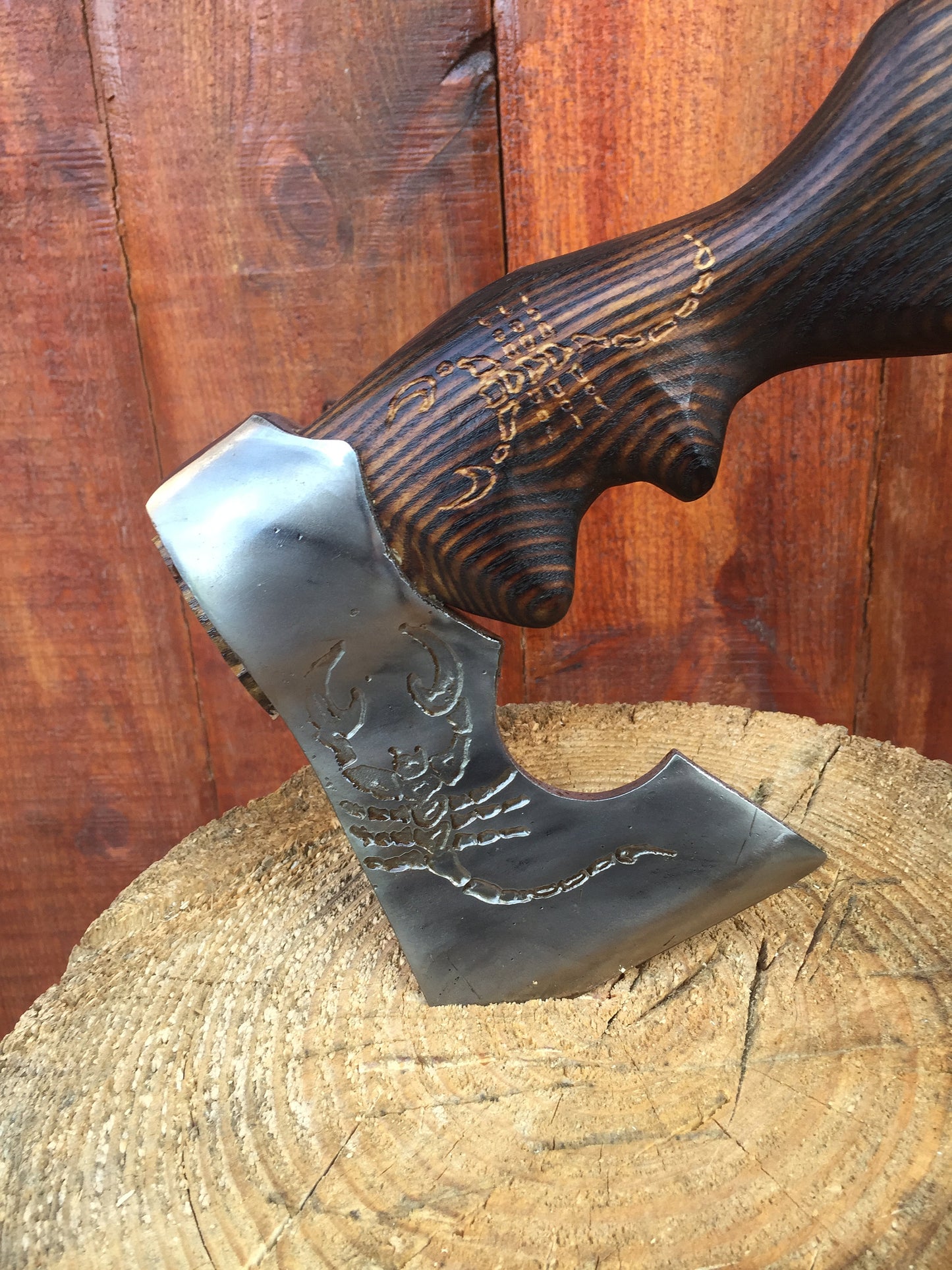 Axe in engraved wooden box, personalized gift, gift for men, viking axe, his birthday gift, tomahawk, axe, hatchet, viking, iron anniversary