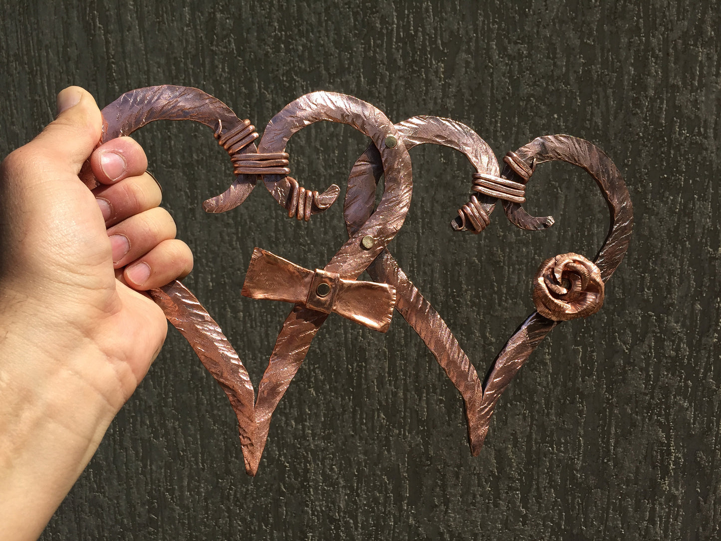 7th anniversary, copper gift, 7 year gift, 7th anniversary gift, copper anniversary gift, copper heart, copper gifts, copper gift for her