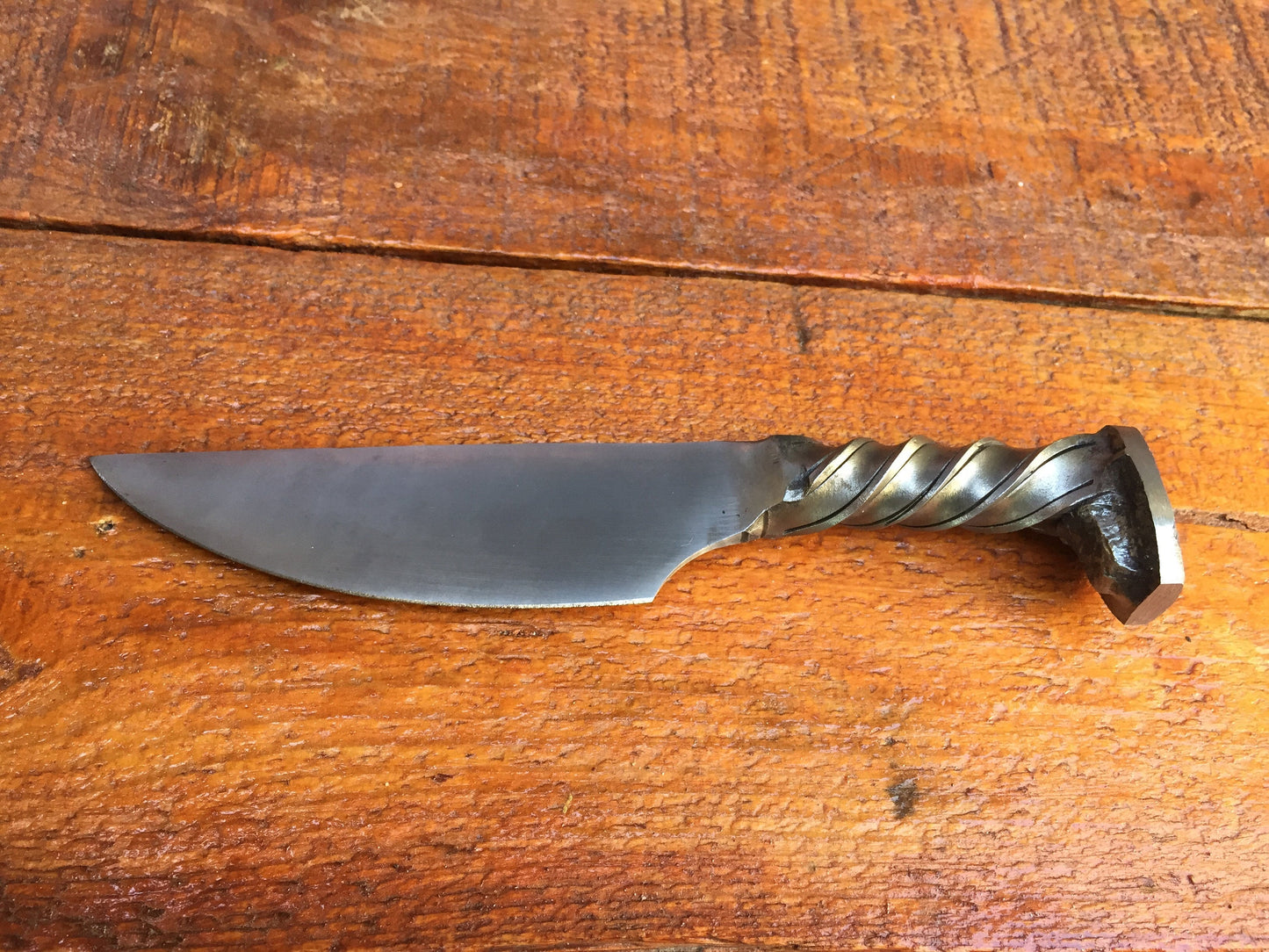 Railroad spike knife, iron anniversary gift for him, 6 year anniversary gift for him, wedding anniversary gift, xmas gifts for dad, iron art