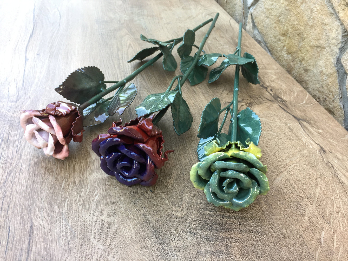 6th anniversary gift, iron rose, iron anniversary, iron gift for her, wedding gift, her birthday gift, gift for mom, iron gifts, viking axe