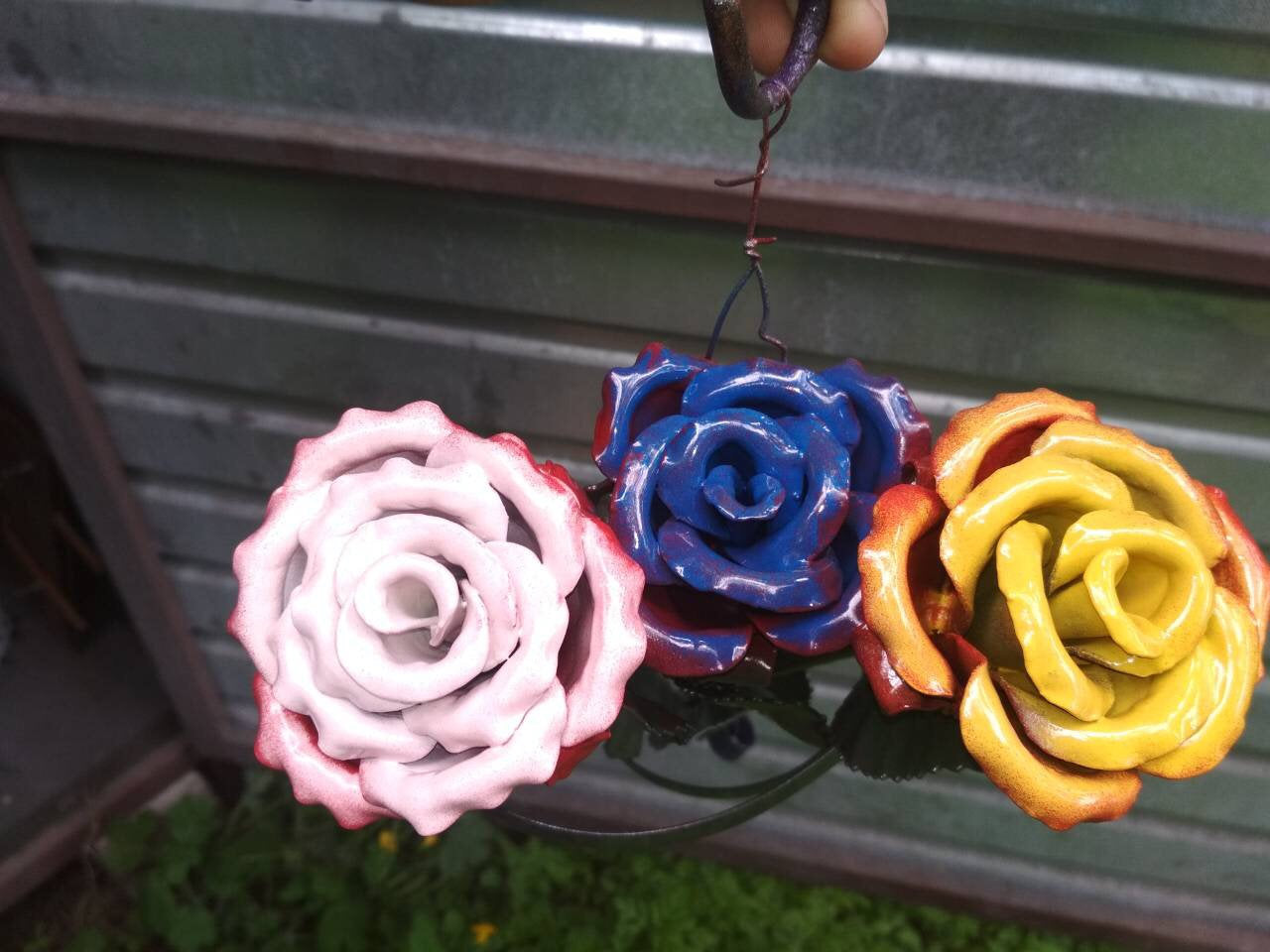 6th anniversary gift, iron anniversary, birthday gift her, iron rose, iron gift for her, wedding gift, gift for mom, iron gifts, viking axe