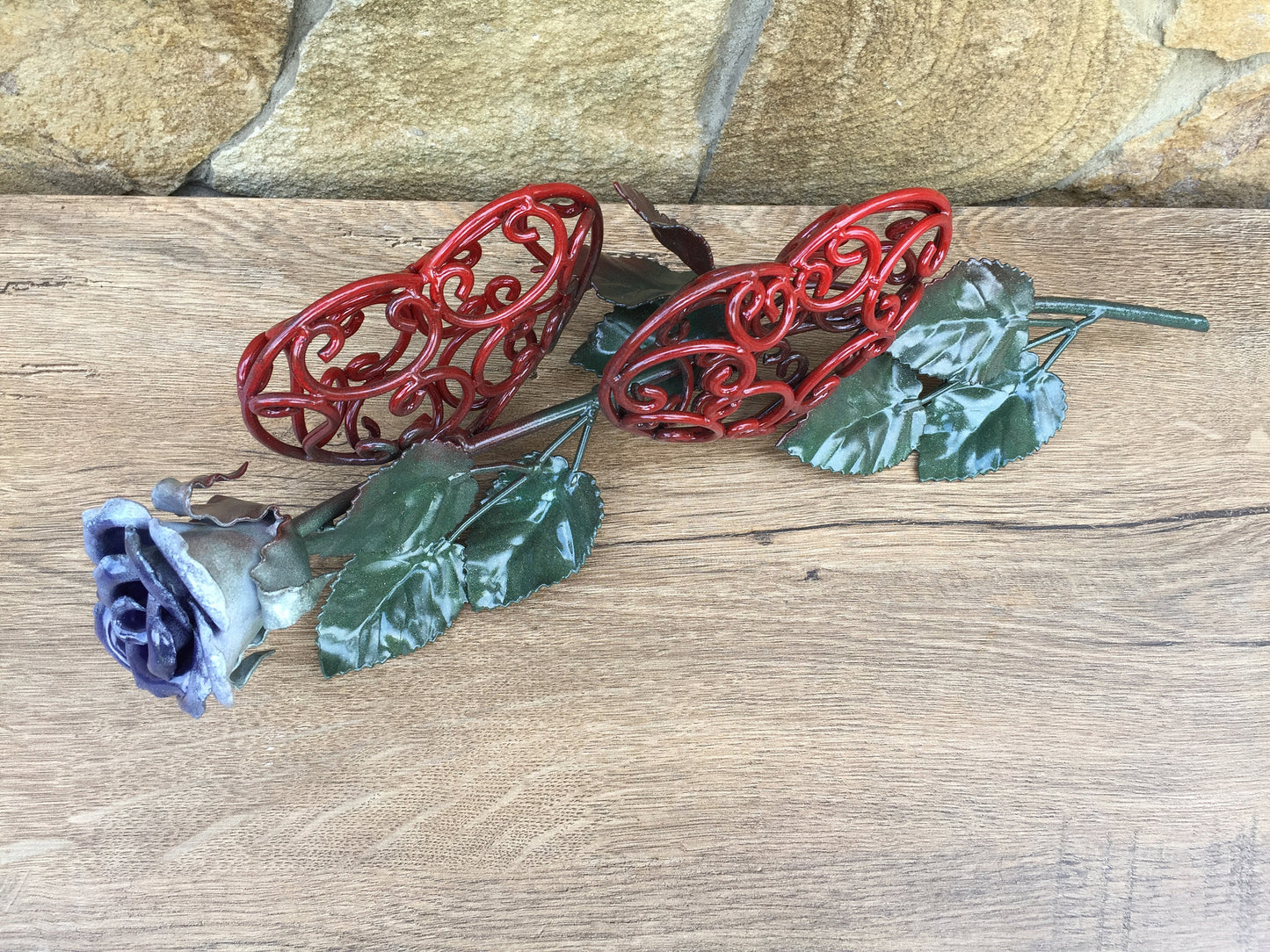 6 year anniversary, 6th anniversary, iron gift for her, iron anniversary gift for her, anniversary flower,iron rose,wedding anniversary,rose