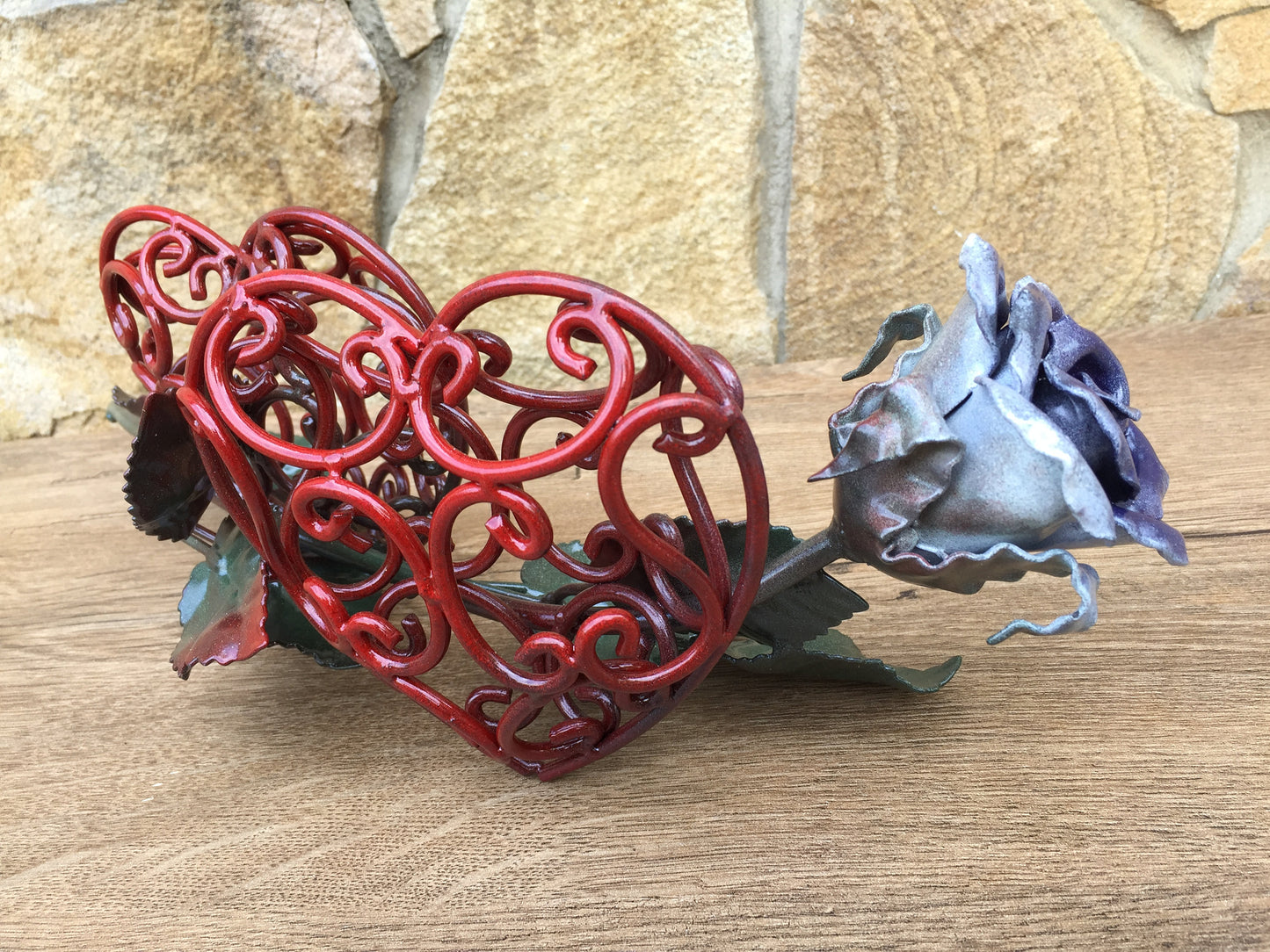 6 year anniversary, 6th anniversary, iron gift for her, iron anniversary gift for her, anniversary flower,iron rose,wedding anniversary,rose