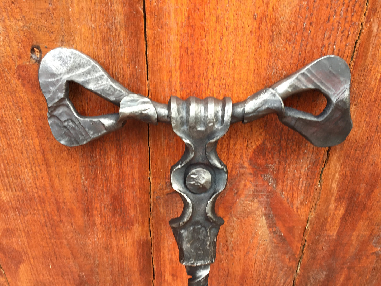 6th anniversary gift, corkscrew, bottle opener, iron gift for him, wine lover gift, viking cookware, viking utensils, wine accessories