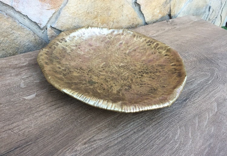 Bronze tray, bronze plate, bronze gift, bronze gift for him, bronze anniversary gifts for men, bronze bowl, bronze gift for men,bronze gifts