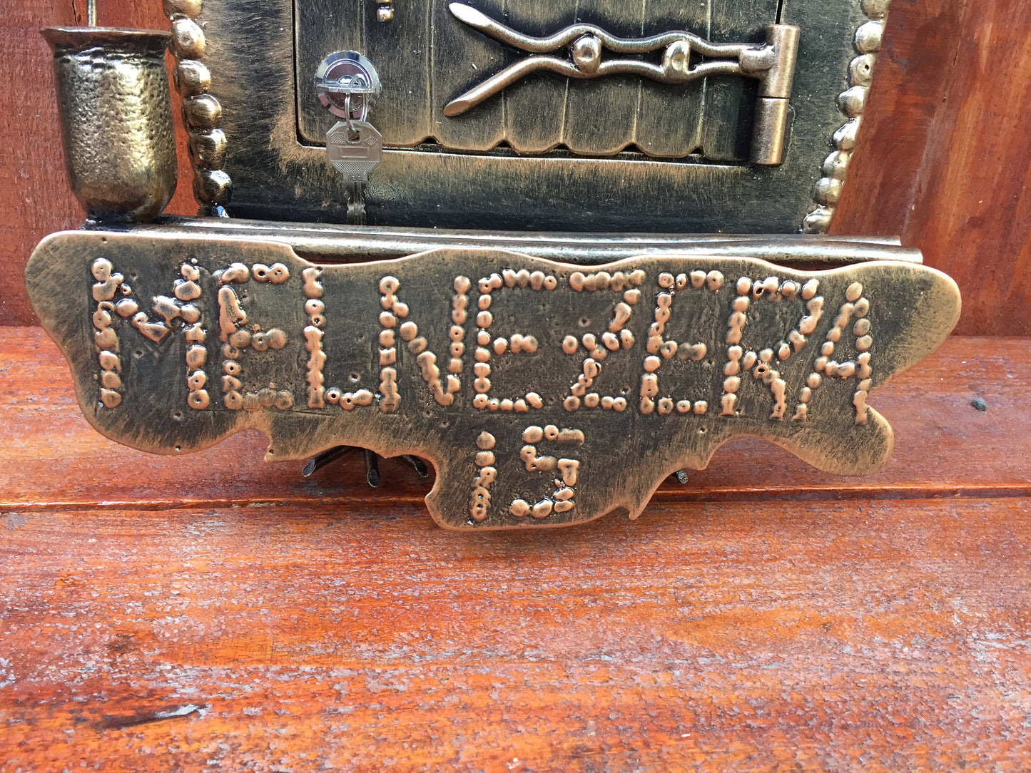 Mail box with address, mailbox address, mailbox, post box, mailbox post, mailbox decor, house number sign, house number plaque, address sign
