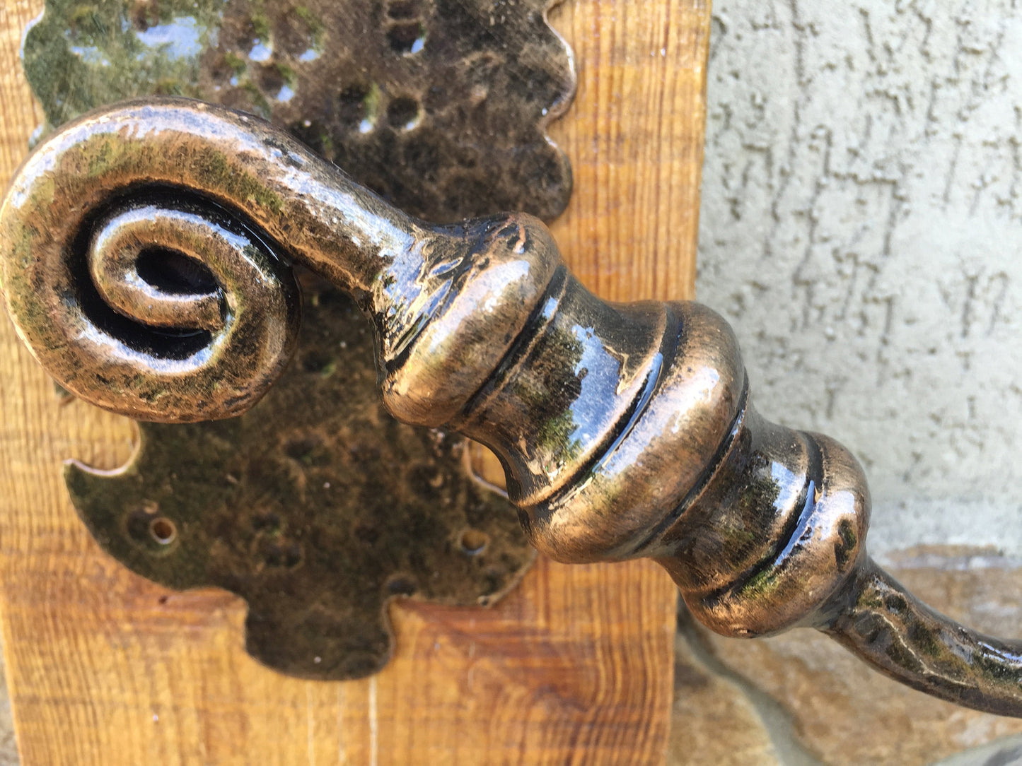 Barn door handle, door handle, iron anniversary, medieval, door pulls, barn door pull, door pull,iron gate pull,barn door pull handle,viking