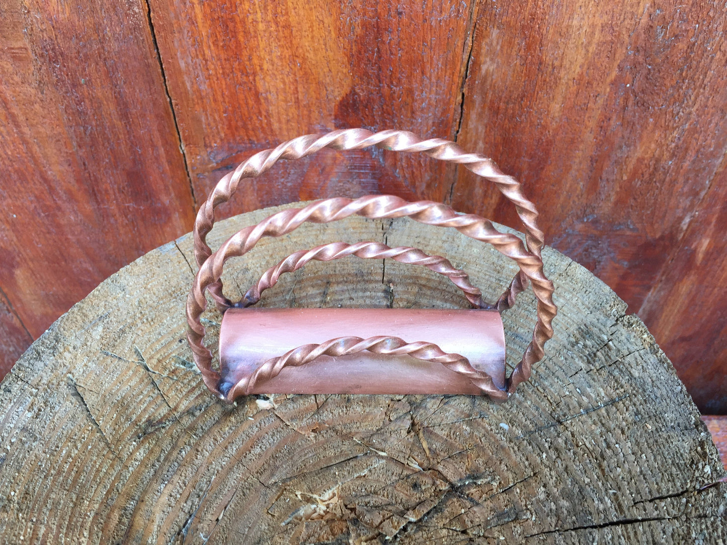 7th anniversary gift, napkin holder, copper gifts, 7 year gifts, copper napkin holder, copper anniversary, copper wedding, love talisman