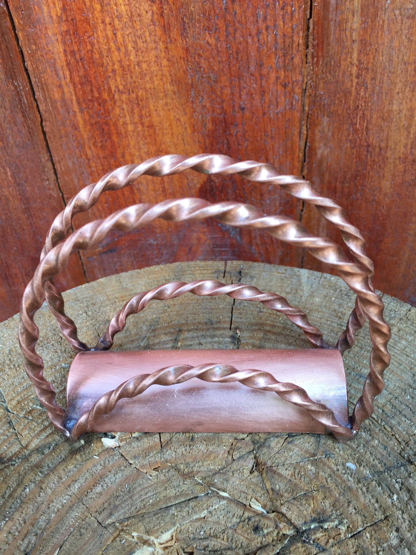 7th anniversary gift, napkin holder, copper gifts, 7 year gifts, copper napkin holder, copper anniversary, copper wedding, love talisman
