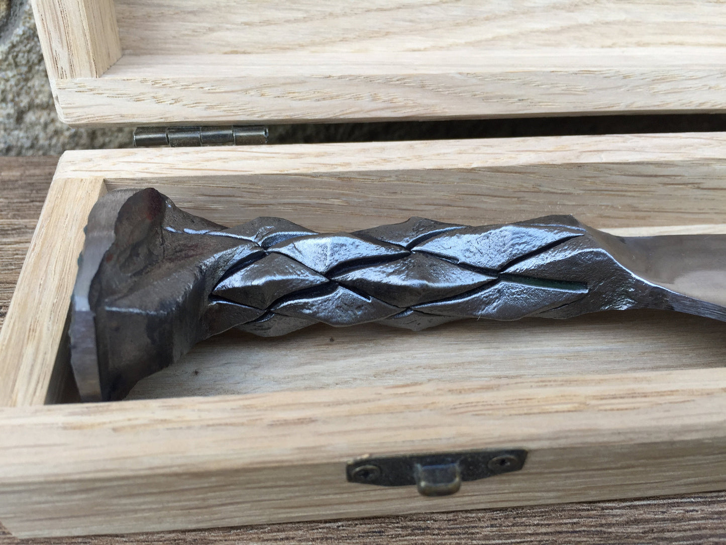Steel gifts for him -11th anniversary, steel gifts, steel anniversary gifts, railroad spike knife, steel art,steel anniversary gifts for men