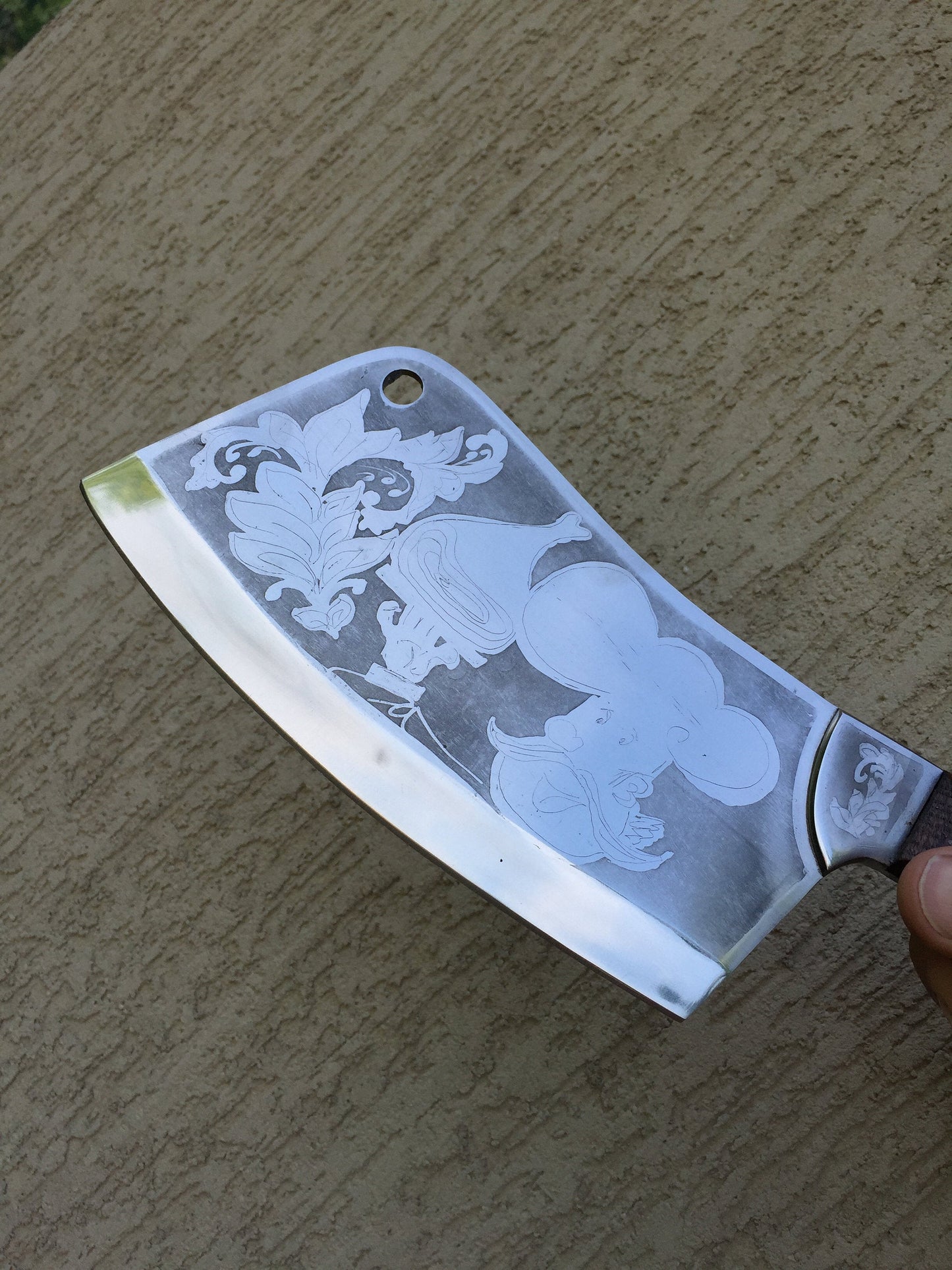 Steel anniversary gift for her, 11th anniversary gift for her, steel gifts for her, stainless steel kitchen knife, 11th anniversary for her