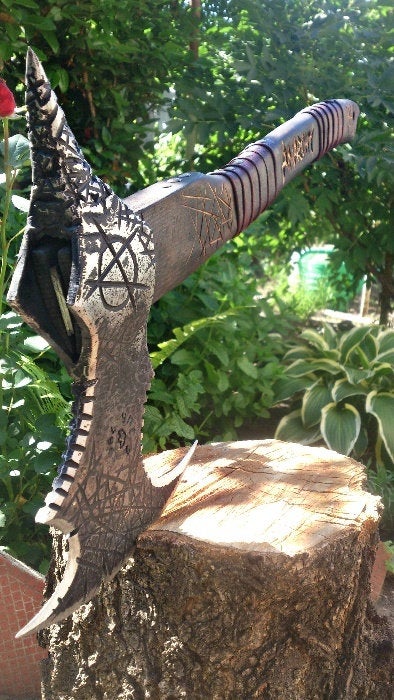 Viking axe, handyman gift, handyman, wedding axe, tools, daddy, man cave, handy man, gift for Dad, gift idea for Dad, daddys gift, dad gift
