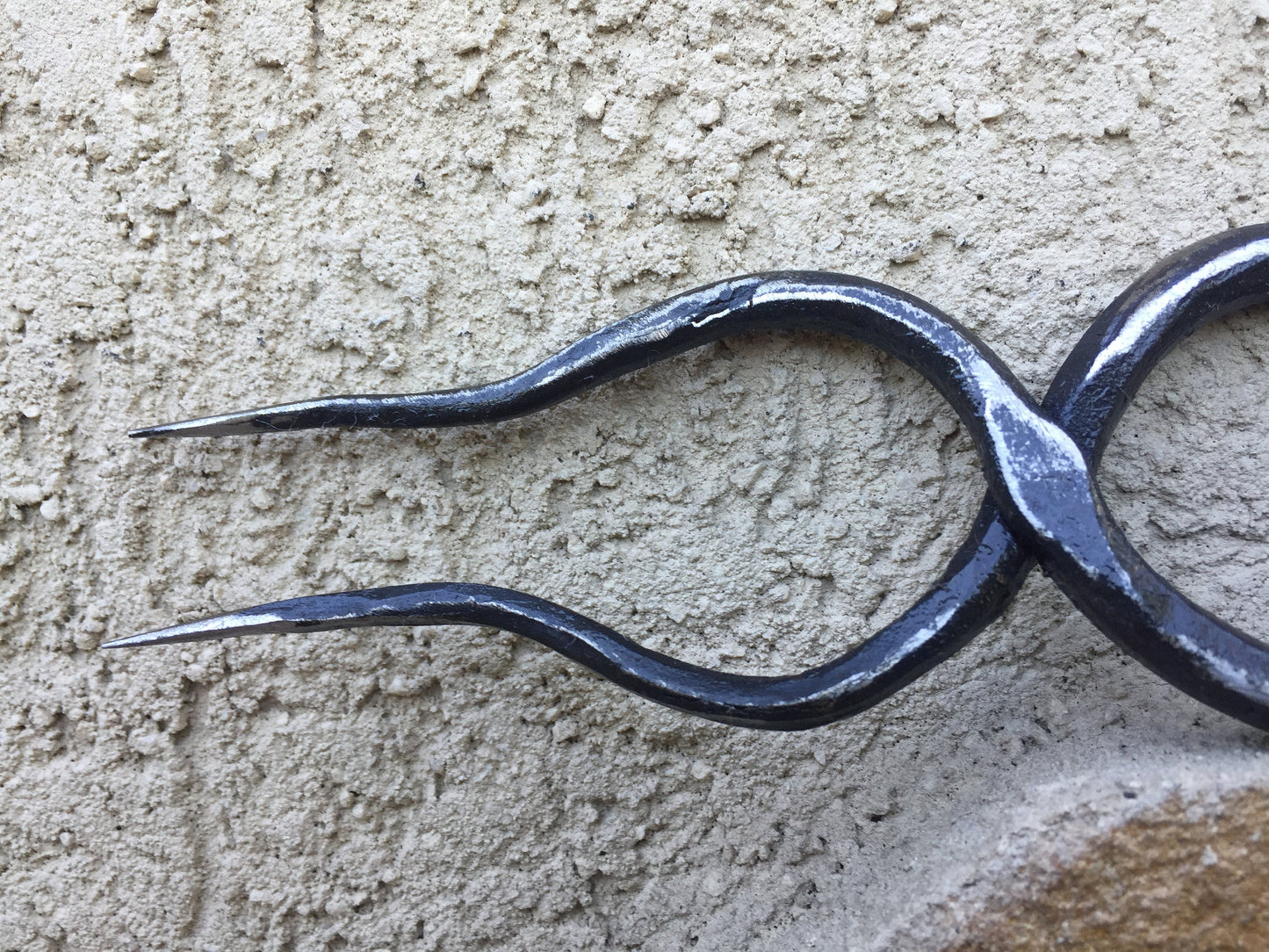 Viking fork, hand forged fork, rustic fork, medieval fork, middle ages fork, BBQ fork, barbeque gifts, medieval cutlery, prehistoric