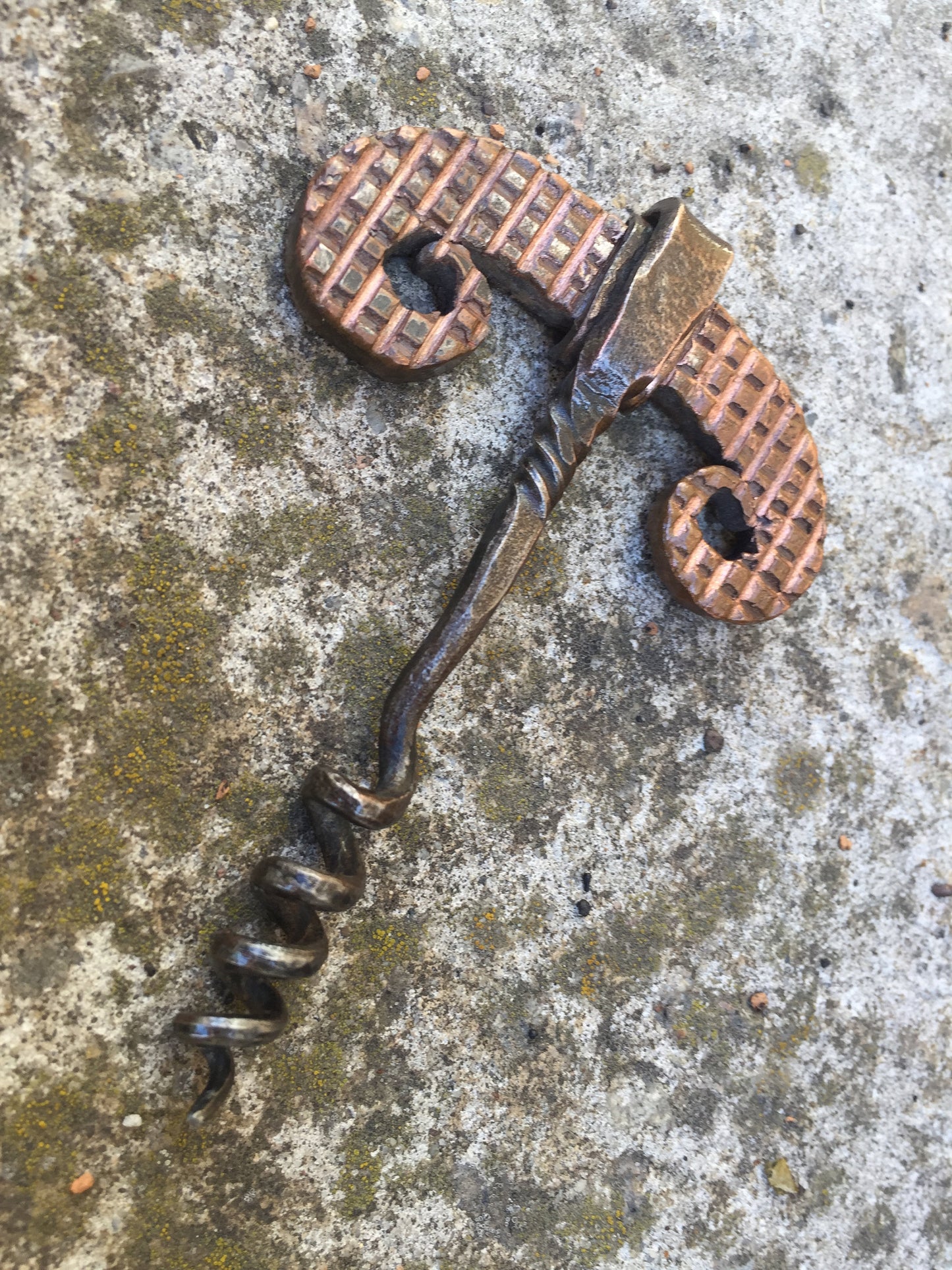 Copper gift for him, copper gifts, copper corkscrew, cork screw, copper anniversary, 7th anniversary gift for him, corkscrew, bottle opener