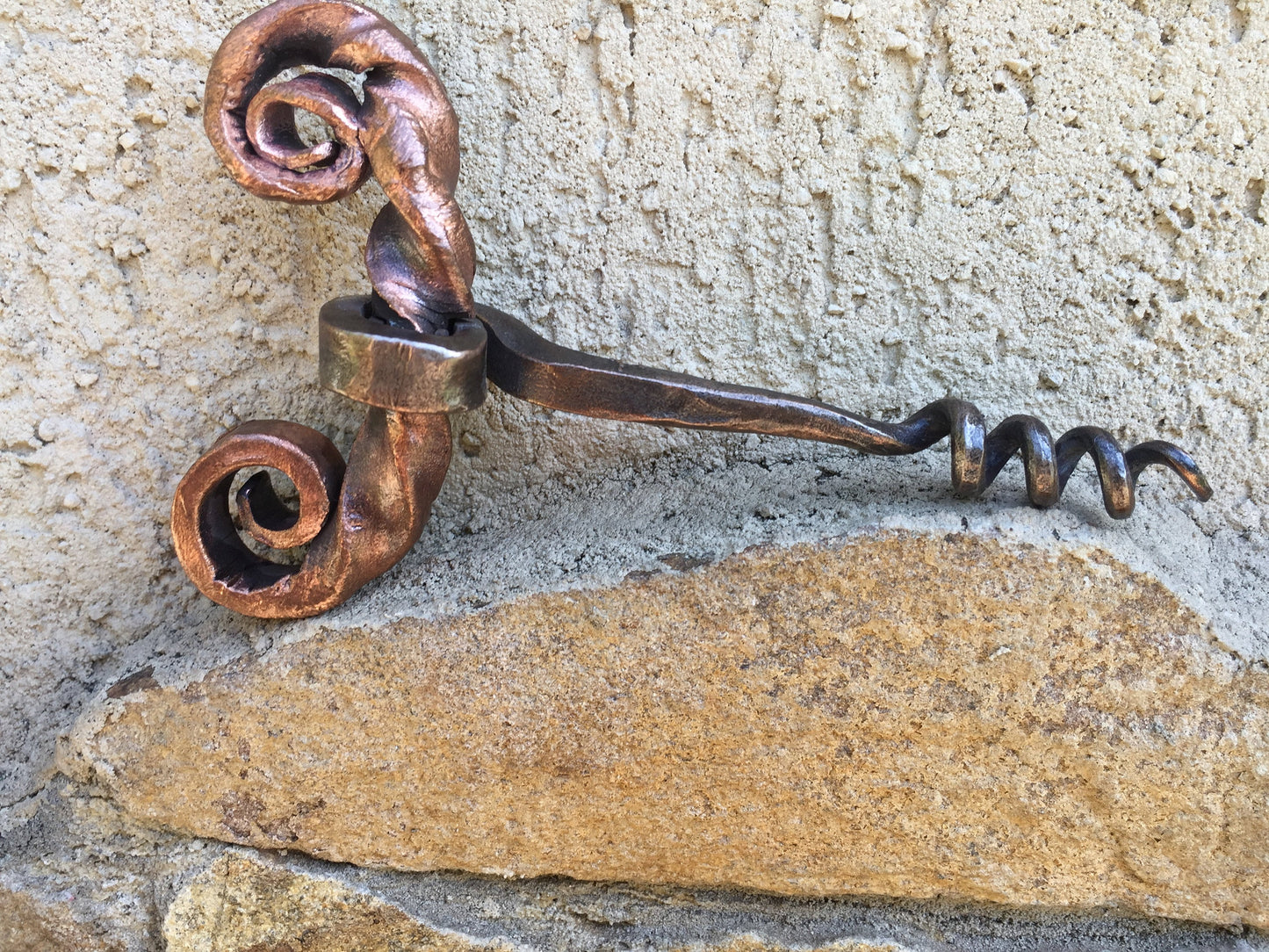 Copper anniversary gift for him, copper corkscrew, copper gift for him, copper gifts, cork screw, 7th anniversary gift for him, corkscrew