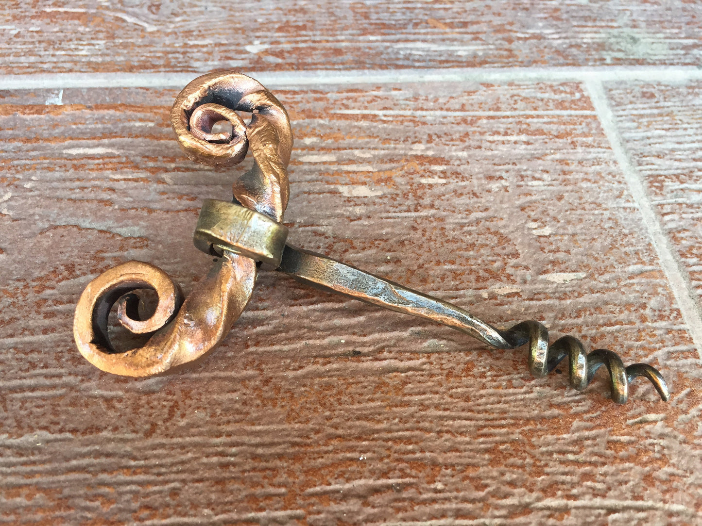 Copper anniversary gift for him, copper corkscrew, copper gift for him, copper gifts, cork screw, 7th anniversary gift for him, corkscrew