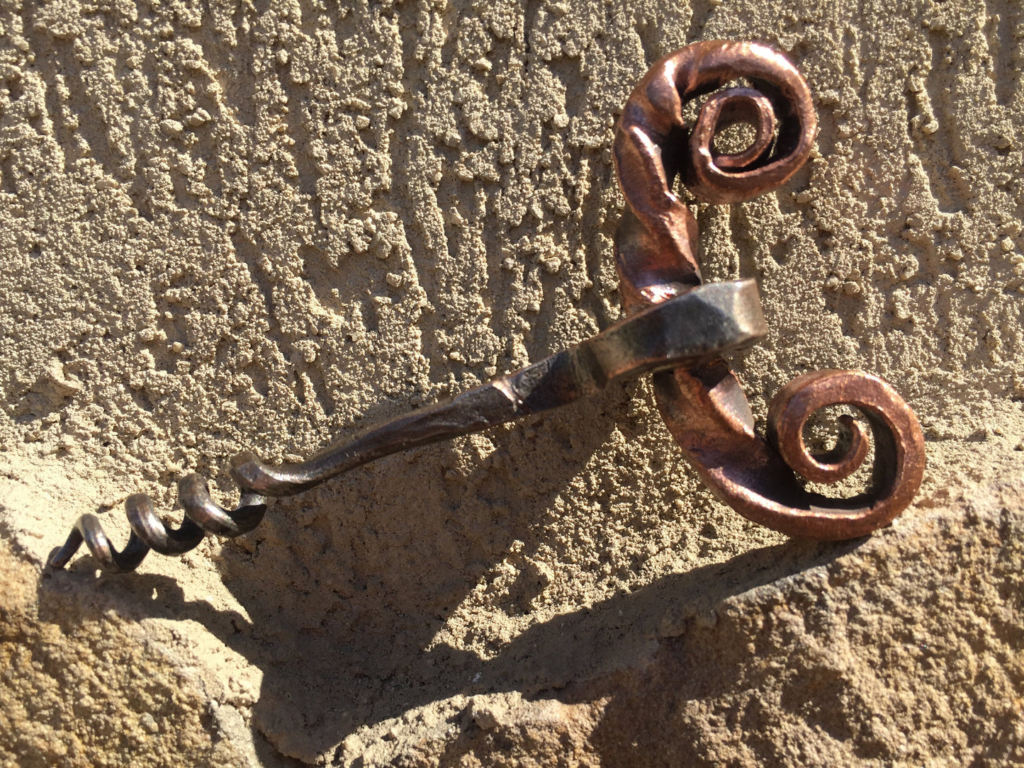 Copper anniversary gift for him, copper corkscrew, copper gift for him, copper gifts, cork screw, 7th anniversary gift for him, corkscrew