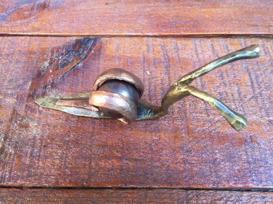 Copper anniversary gift for her, 7th anniversary, copper snail, 22nd anniversary, copper gifts, snail, copper anniversary,snail decor