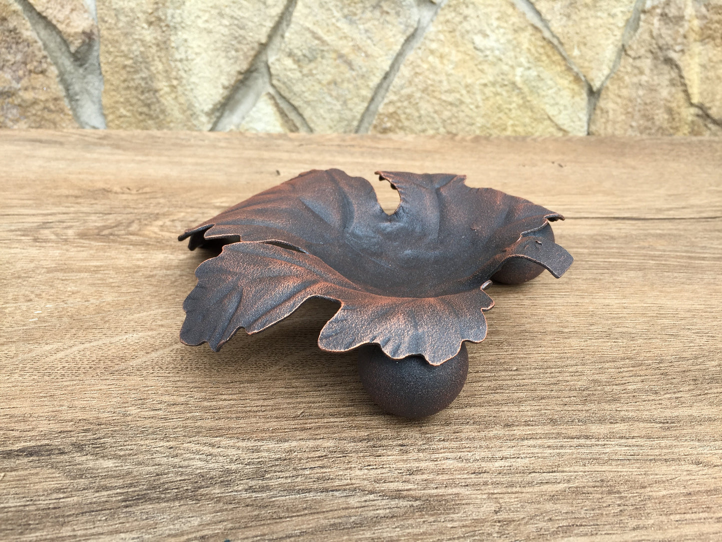 Iron ashtray, iron gifts, ash tray,iron anniversary gift for him,gift for smoker, cigar ashtray,cigar holder,mens gift,manly gift,maple leaf