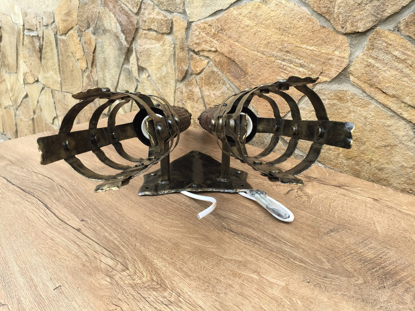 Sconce, hanging sconces, rustic wall art, midcentury lamp, medieval furniture, viking lamp, viking lantern, medieval lantern, torch lantern