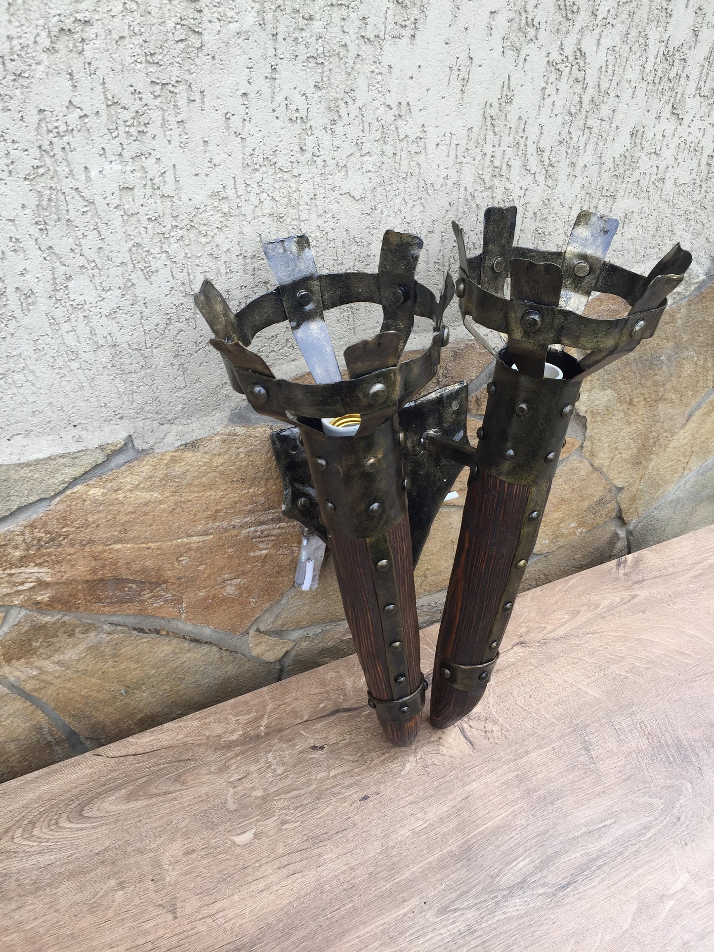 Wall sconce, castle lantern, medieval camp, castle wall decor, castle lamp, torch, castle party,medieval lamp, LARP,castle wall decor,viking