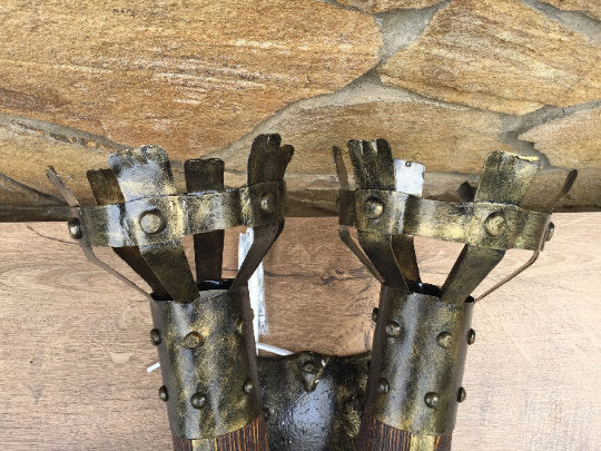 Wall sconce, castle lantern, medieval camp, castle wall decor, castle lamp, torch, castle party,medieval lamp, LARP,castle wall decor,viking