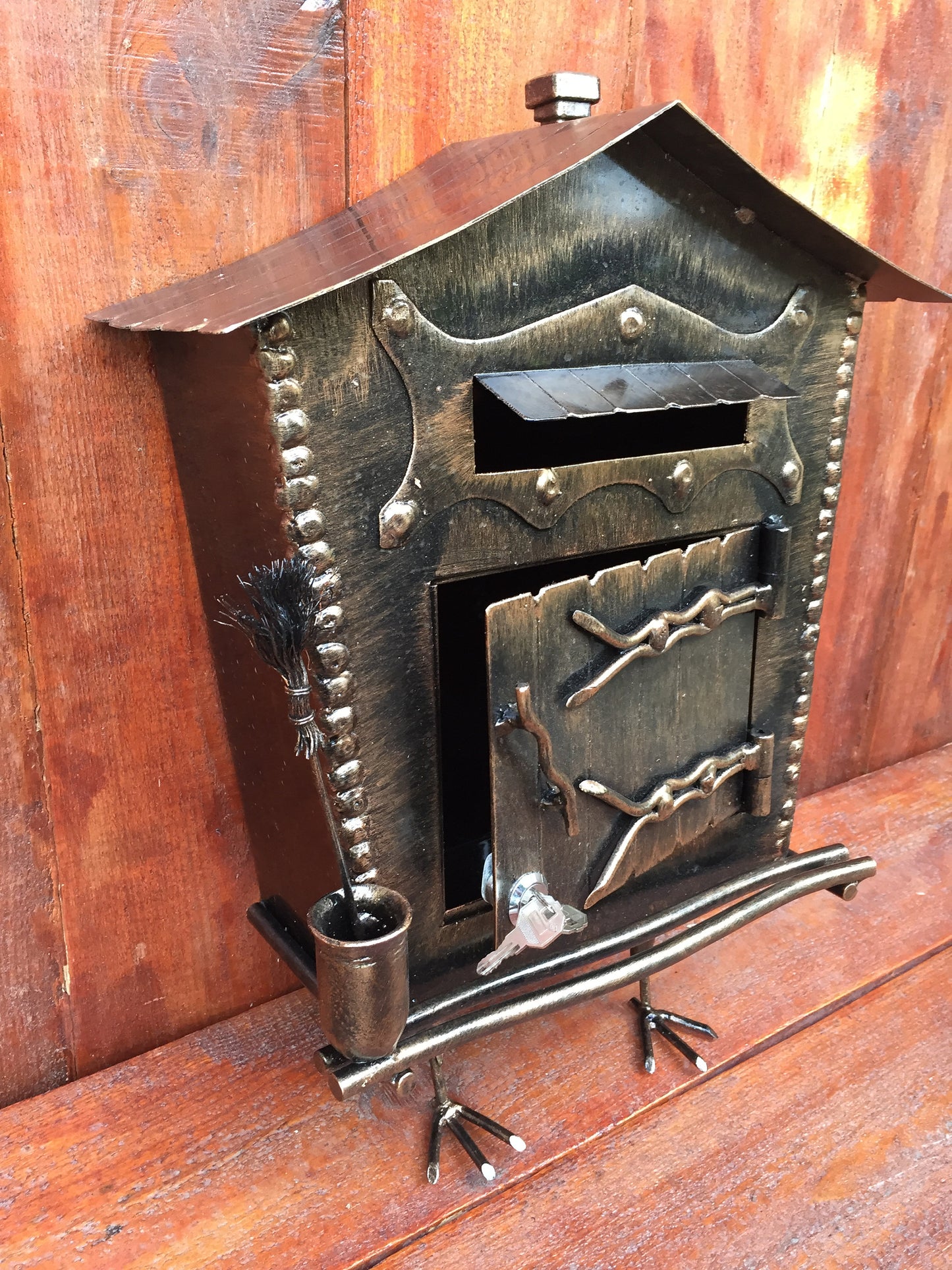 Mail box with address, mailbox address, mailbox, post box, mailbox post, mailbox decor, house number sign, house number plaque, address sign
