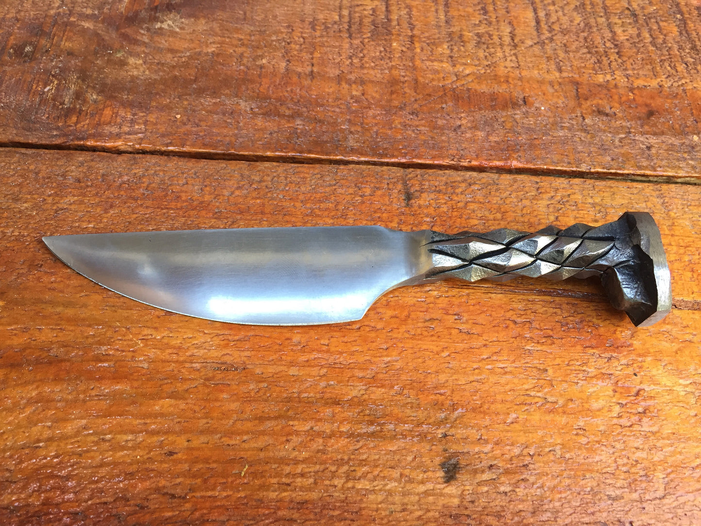 6 year anniversary gift for him, railroad spike knife, steampunk furniture,iron anniversary gift for him,wedding anniversary gift,iron knife