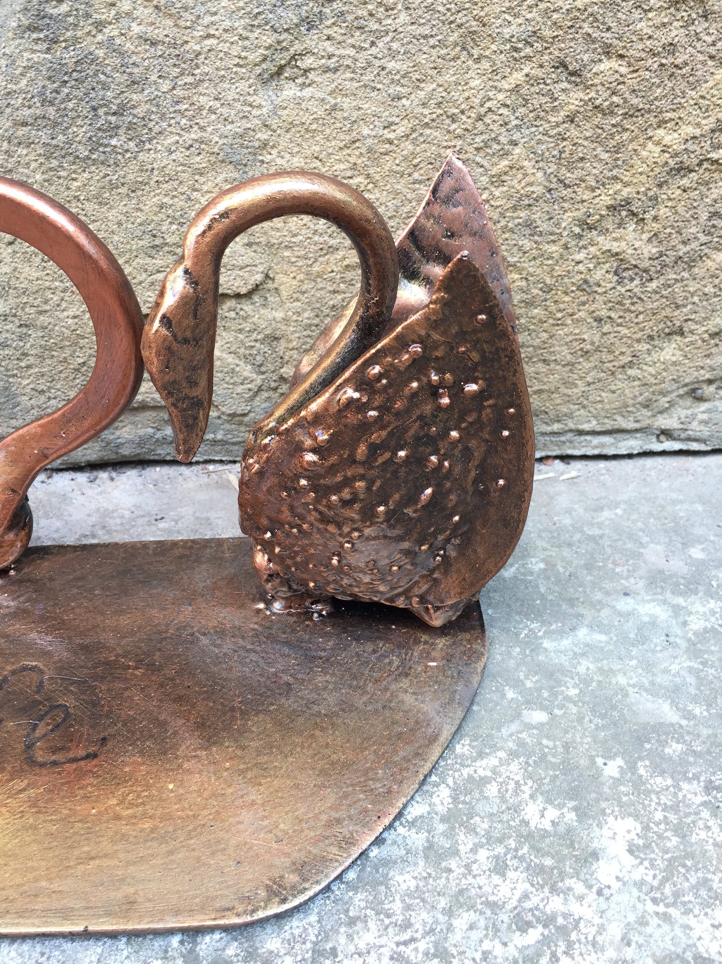 Iron swans, 6th anniversary gift, 6 year anniversary, iron anniversary, anniversary gift, iron gifts, love sign, viking axe, steampunk