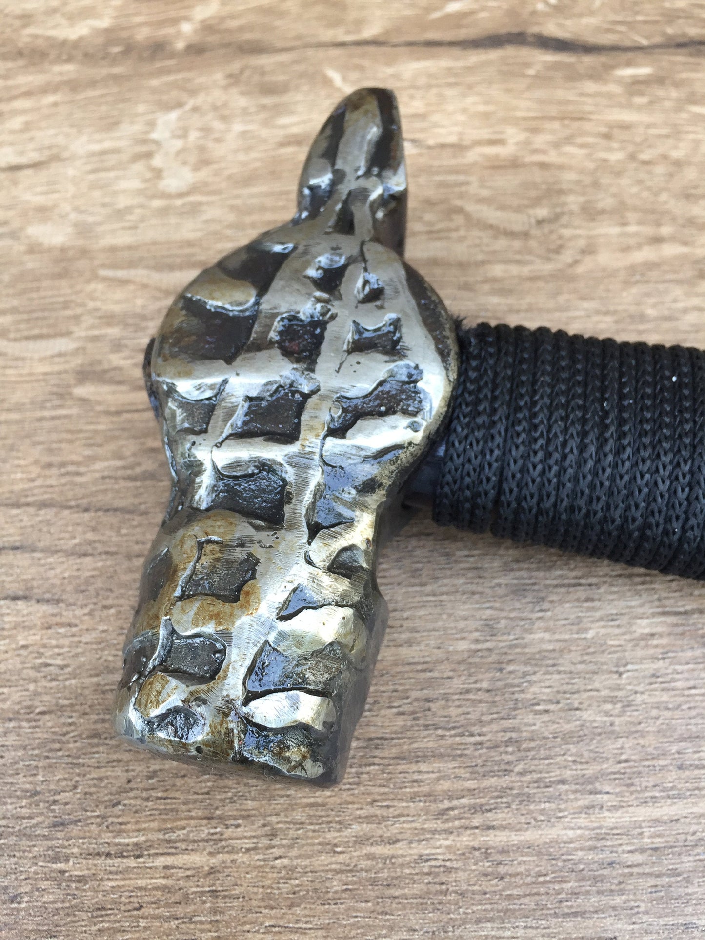 Hand forged hammer, handyman tool, viking axe,his birthday gift, mens gift, iron gift for him, Thors hammer, steel hammer, blacksmith hammer
