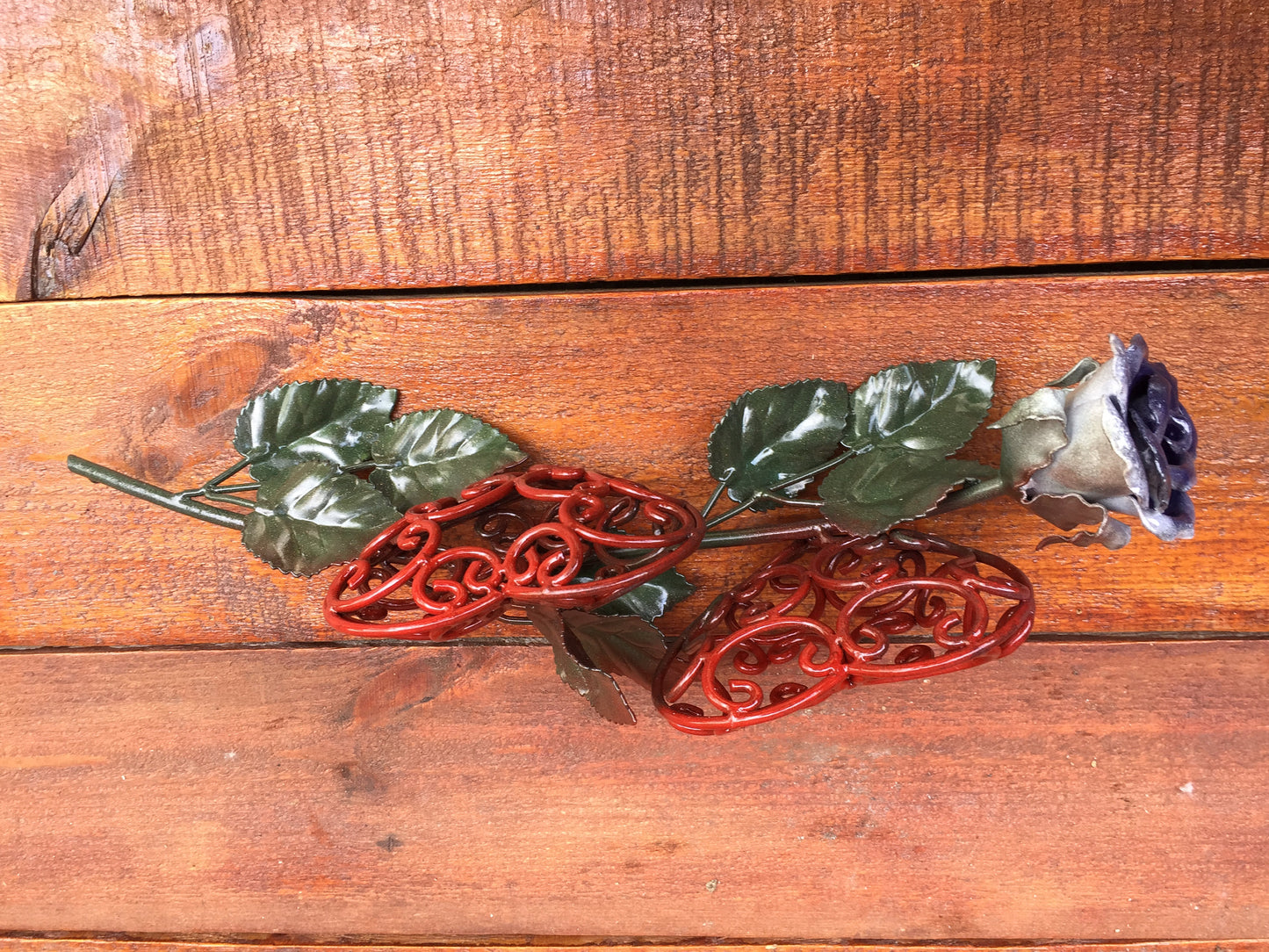 6 year anniversary, 6th anniversary, iron gift for her, iron anniversary gift for her, anniversary flower,iron rose,wedding anniversary,rose