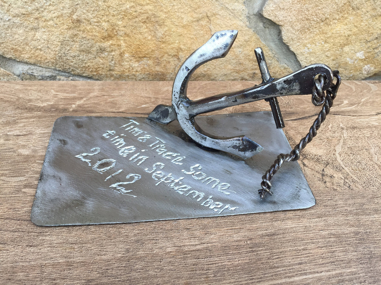 6th wedding anniversary gift for him, iron anniversary gift for him, 6 year anniversary, 6th anniversary, 11th anniversary gift, iron anchor