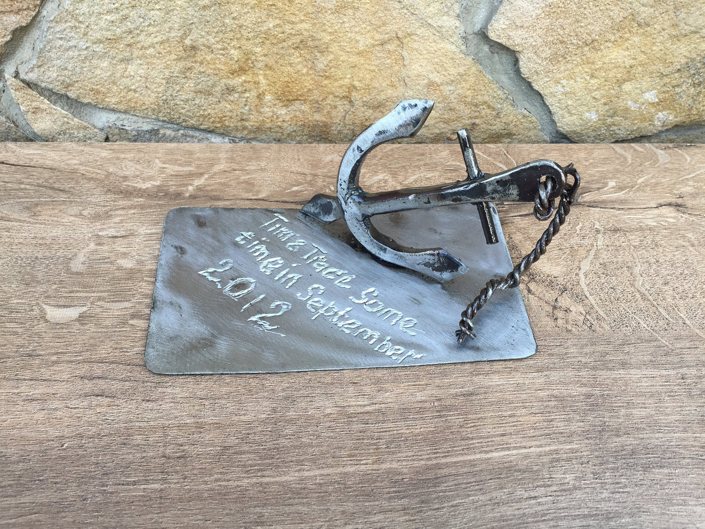 6th wedding anniversary gift for him, iron anniversary gift for him, 6 year anniversary, 6th anniversary, 11th anniversary gift, iron anchor
