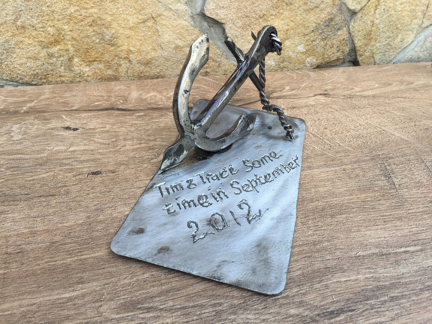 6th wedding anniversary gift for him, iron anniversary gift for him, 6 year anniversary, 6th anniversary, 11th anniversary gift, iron anchor