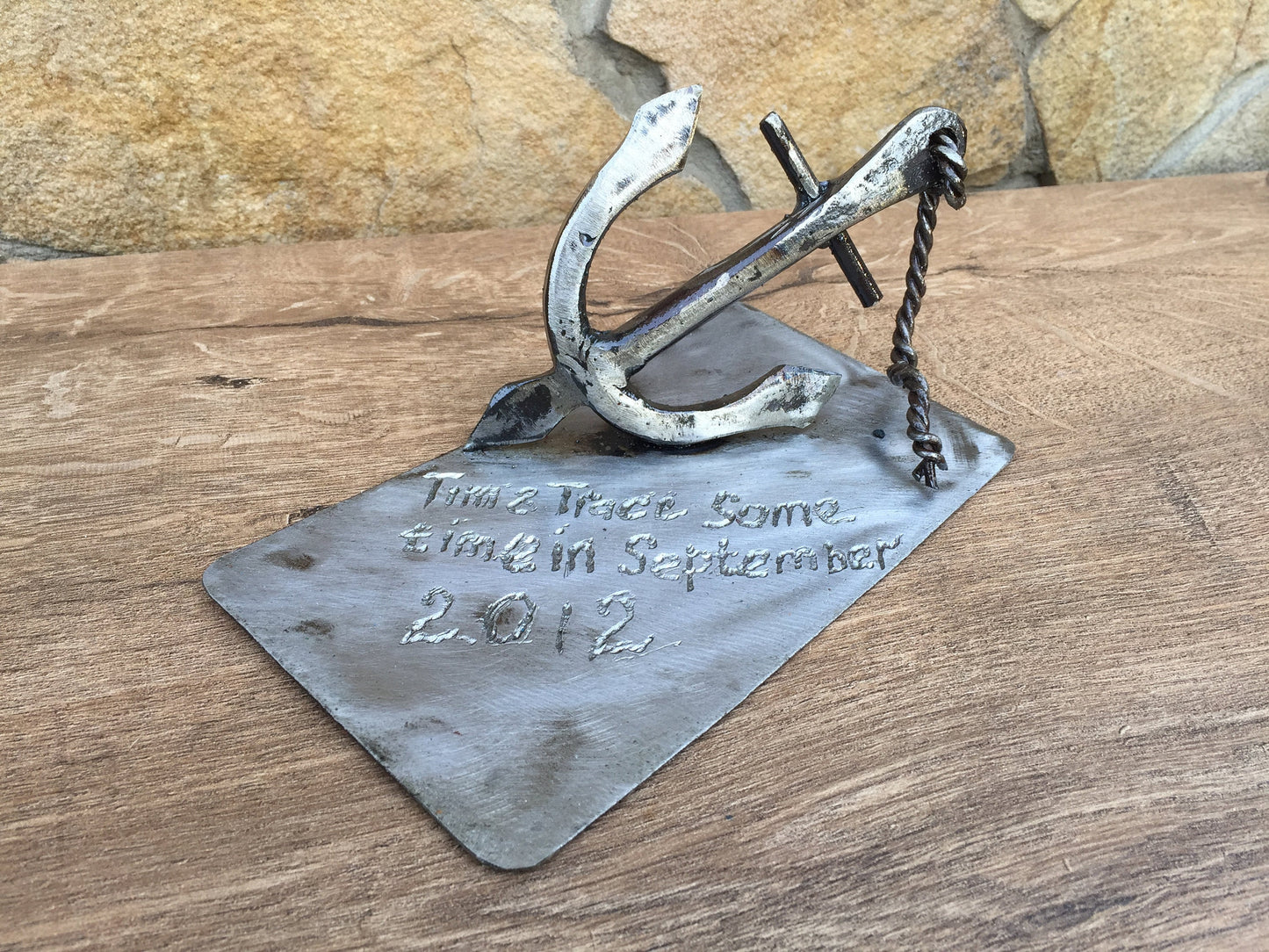 6th wedding anniversary gift for him, iron anniversary gift for him, 6 year anniversary, 6th anniversary, 11th anniversary gift, iron anchor