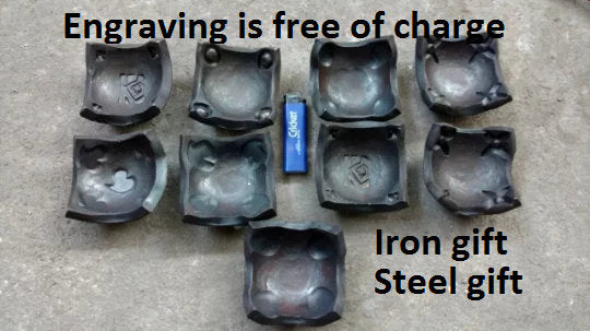 Ashtray, ash tray, smoker, mens gift, iron gift, steel gift, smoker accessories, iron anniversary,smoking,cigar holder,viking axe,manly gift