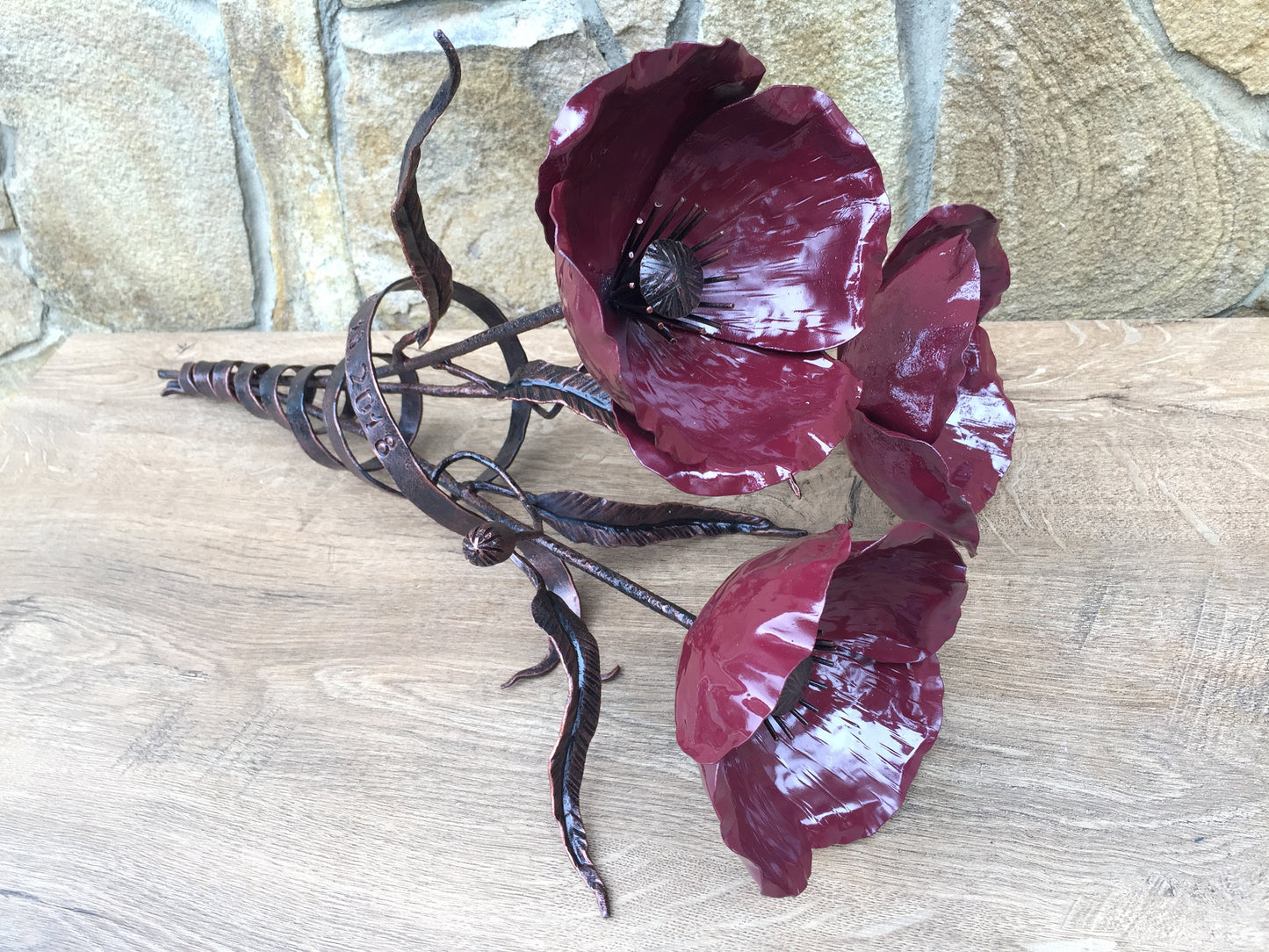 Bouquet of poppies, bridesmaid gifts, gift for bride, bridal bouquet, wedding flowers, wedding bouquet, bridesmaid bouquet, bridal flowers